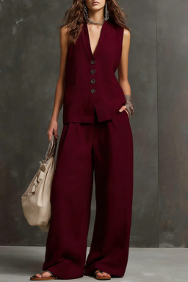 Heloise - Set aus atmungsaktiver Weste und weiter Hose