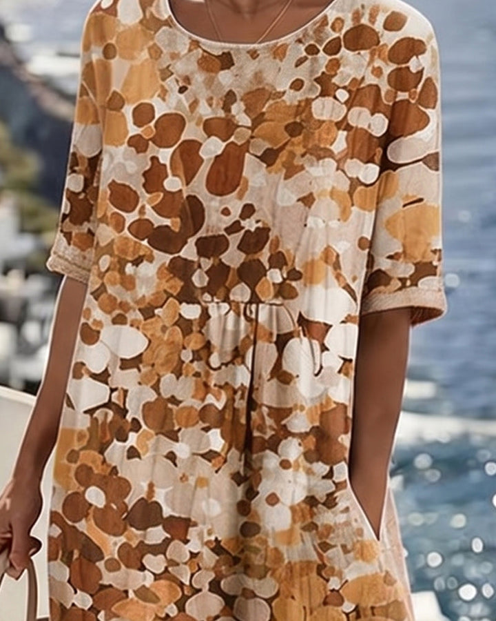 Adria - Soft-Touch A-Linien-Midikleid