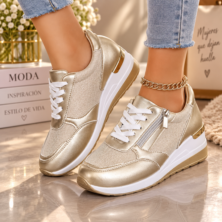 Annice - Bequemer Sneaker mit seitlichem Reißverschluss
