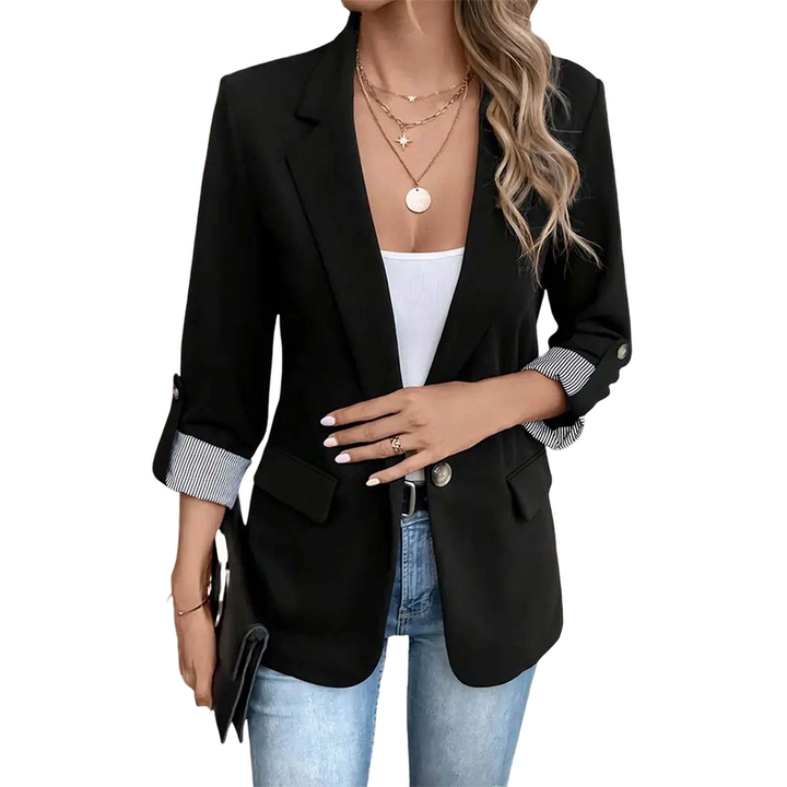 Neravelle - Taillierter Blazer mit aufkrempelbaren Ärmeln
