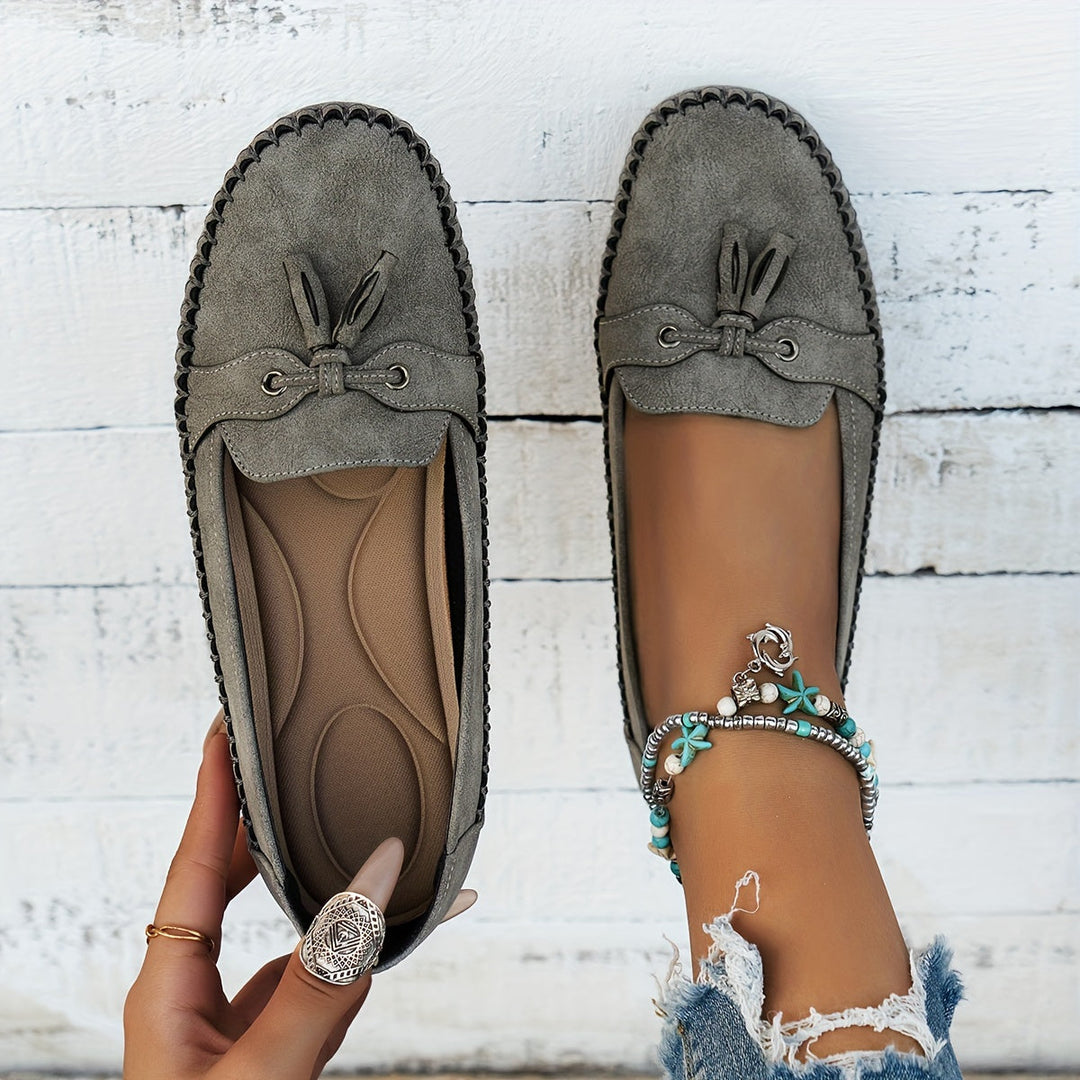 Stella - Gepolsterter Quasten-Loafer