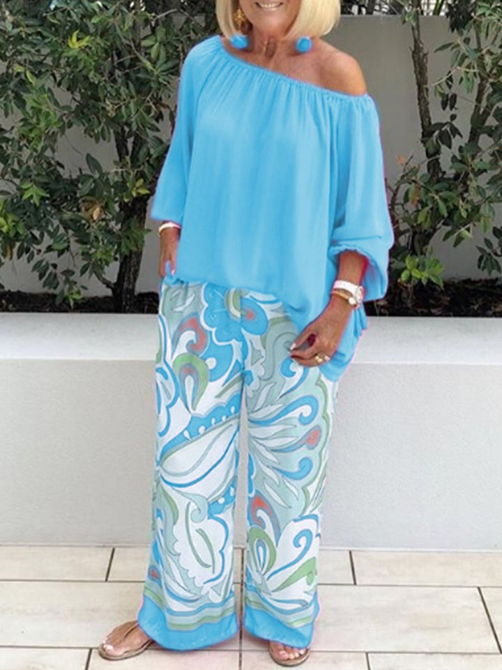 Brinette - Set aus Bluse und weiter Hose
