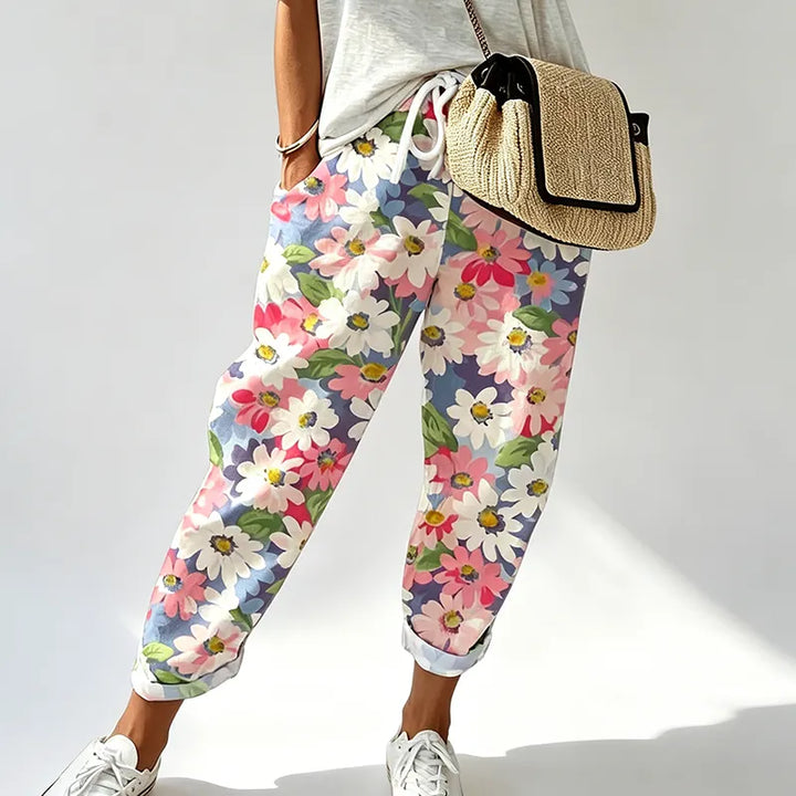 Solene - Jogginghose mit floralem Print