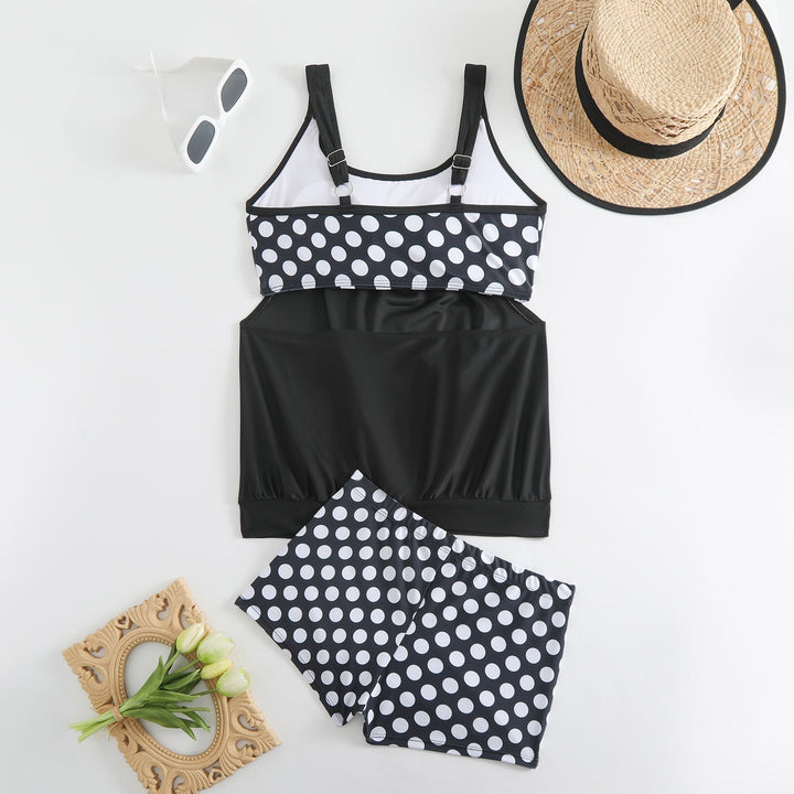 Celandine - Schnelltrocknendes Bikini-Set mit Retro-Polka-Dots