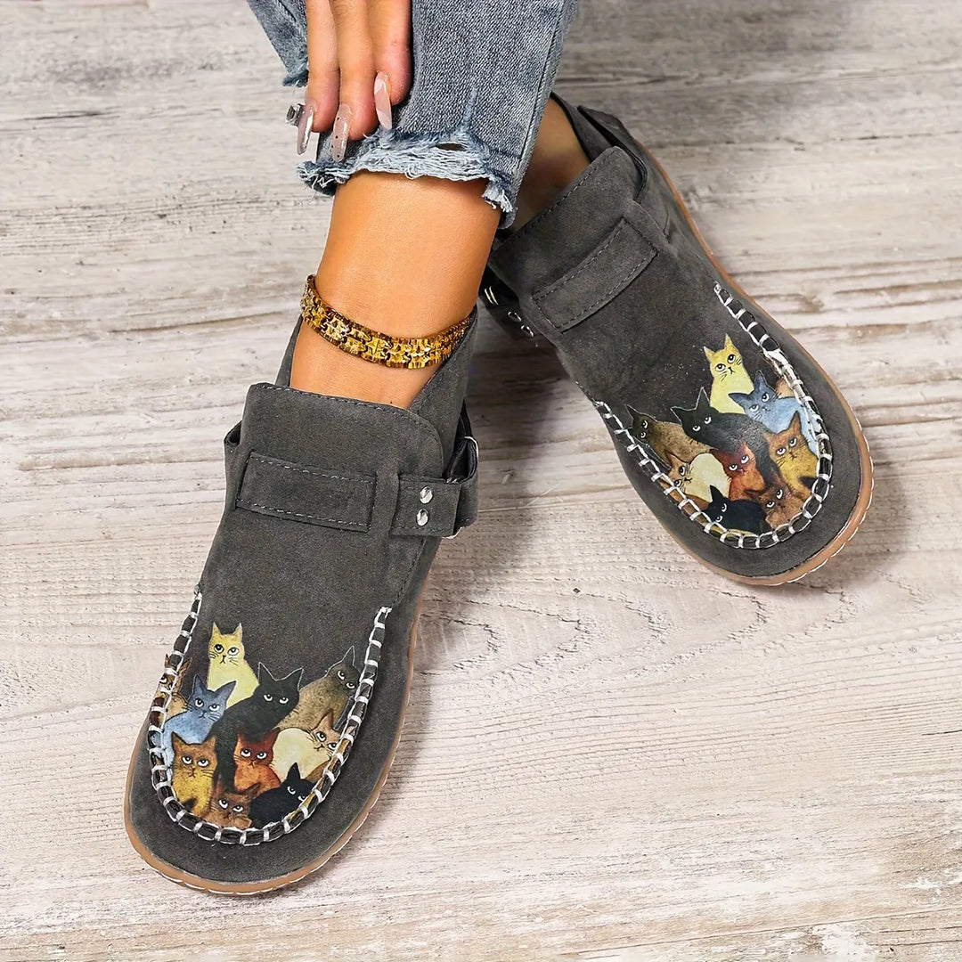 Cara - Bequemer Slipper mit Schnallendetail