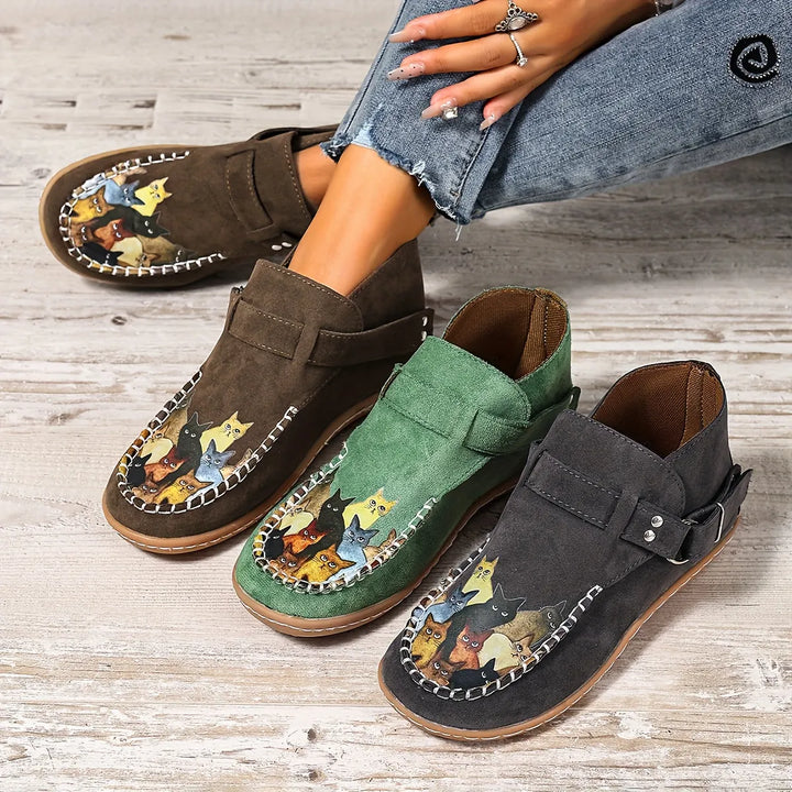 Cara - Bequemer Slipper mit Schnallendetail