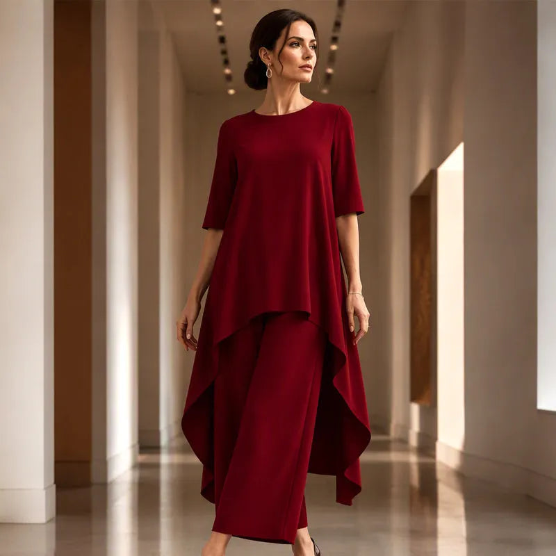 Laurivelle - Soft-Touch Plus-Size-Maxikleid
