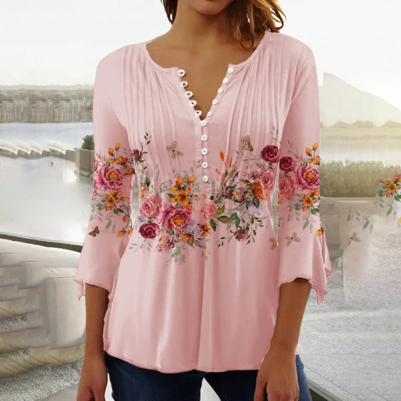 Devika - Bluse mit Floralprint