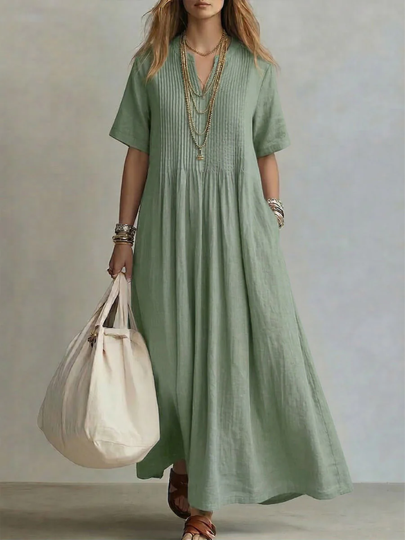 Wren - Leichtes Plisseekleid