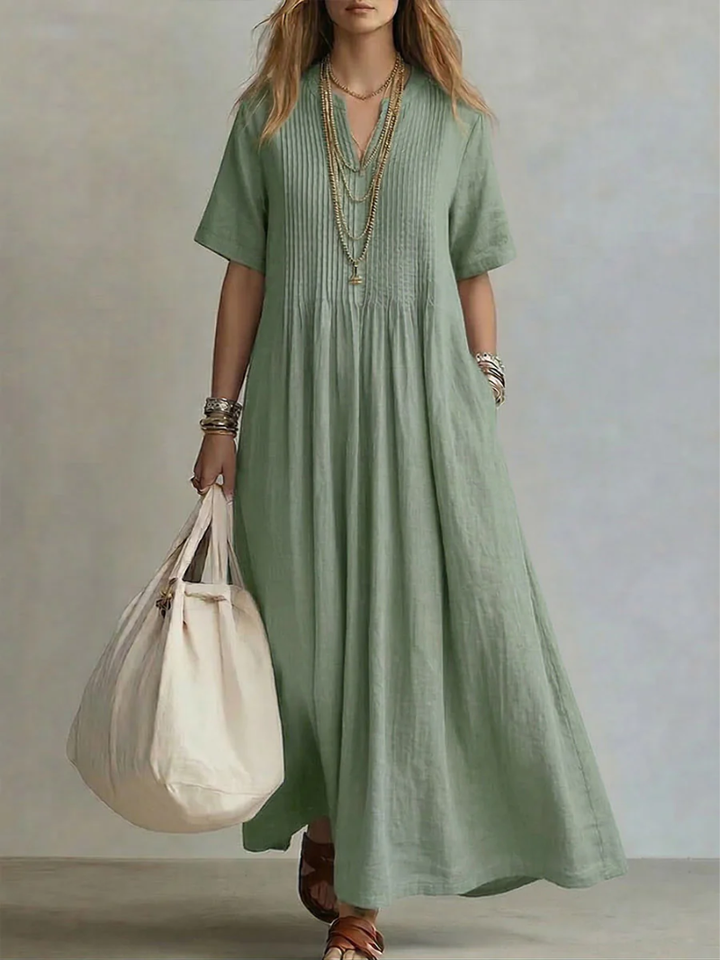 Wren - Leichtes Plisseekleid