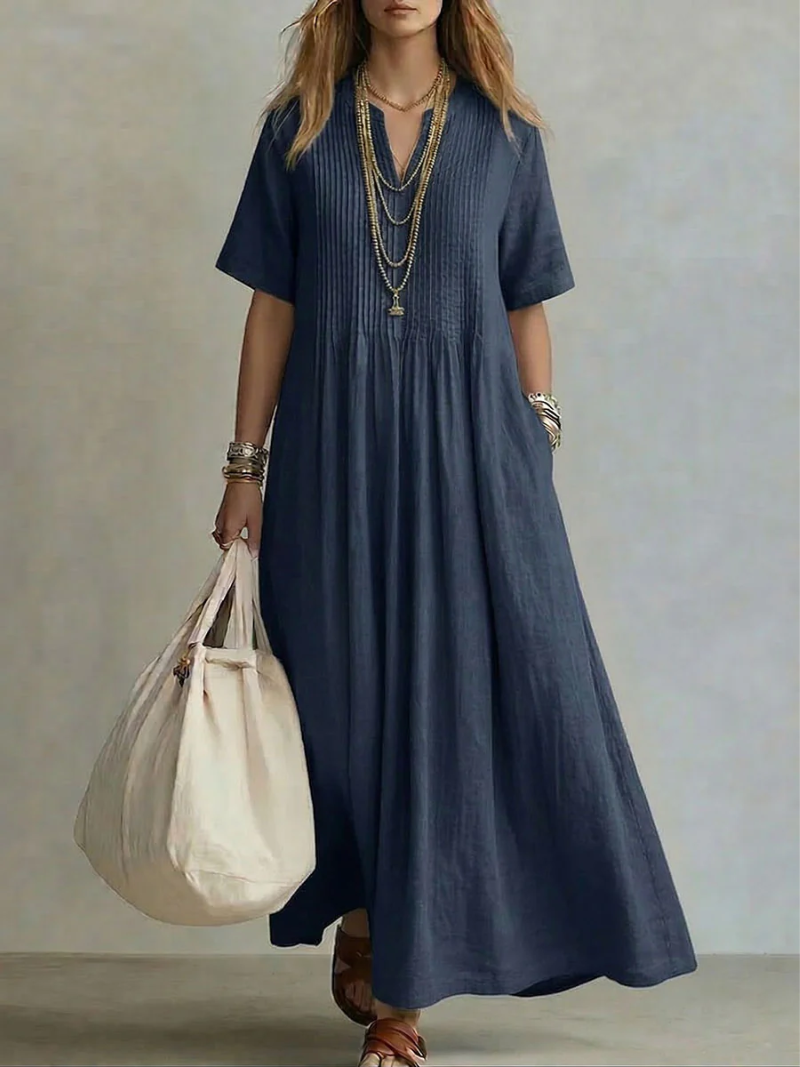Wren - Leichtes Plisseekleid