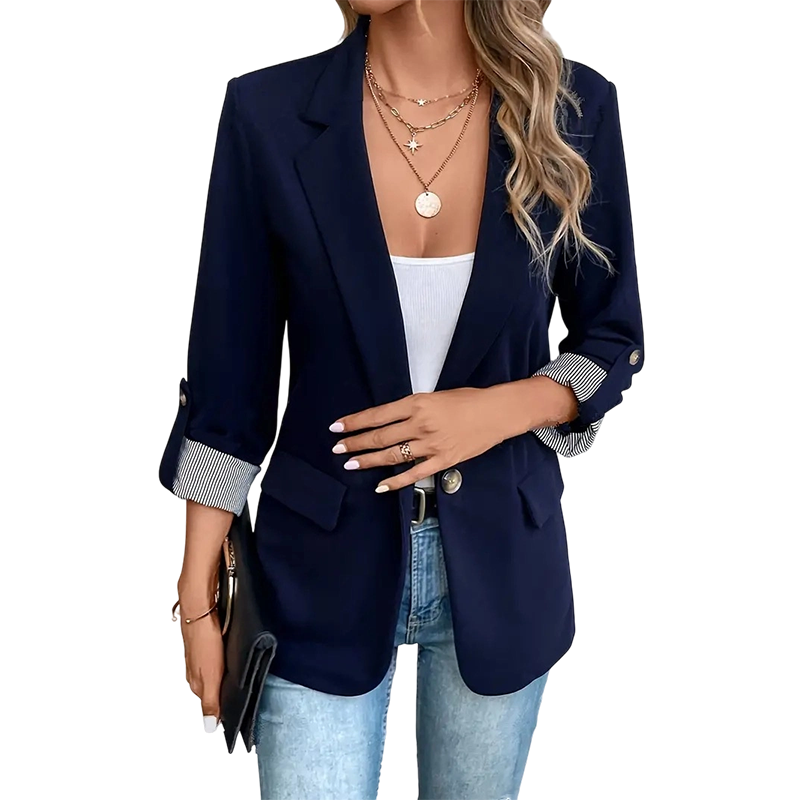 Neravelle - Taillierter Blazer mit aufkrempelbaren Ärmeln