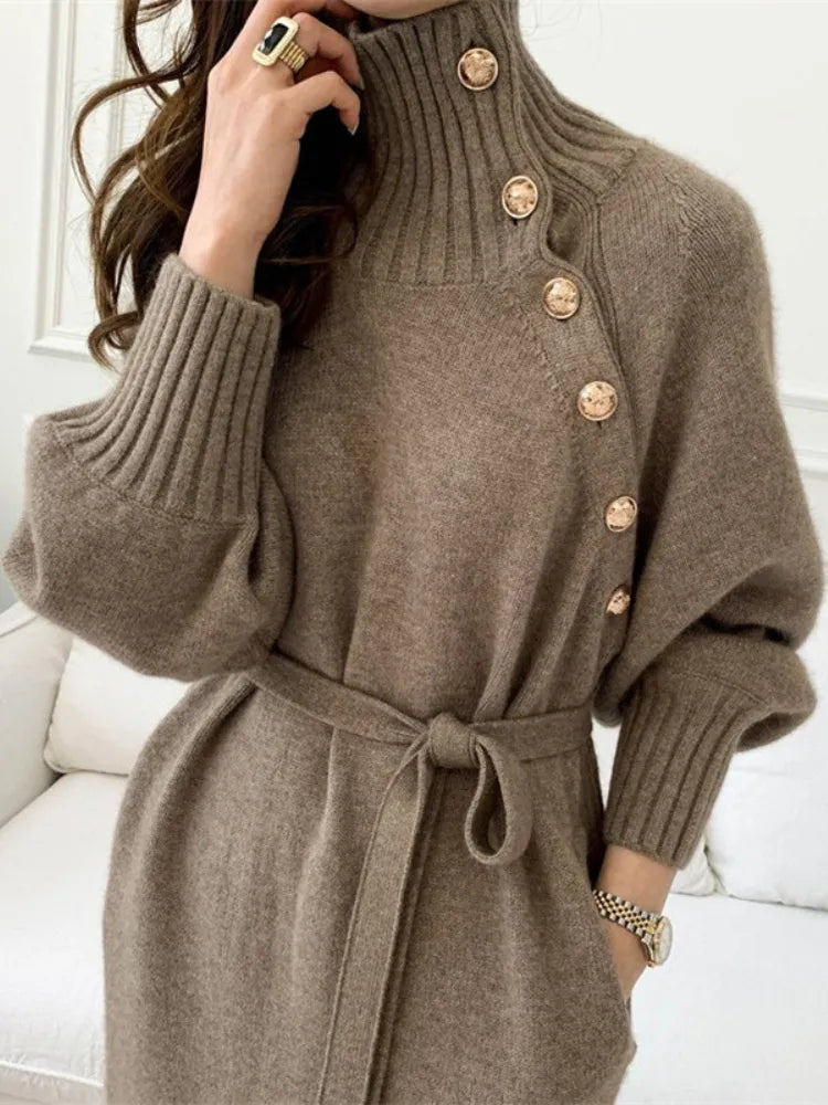 Alize - Soft-Touch-Rollkragenkleid