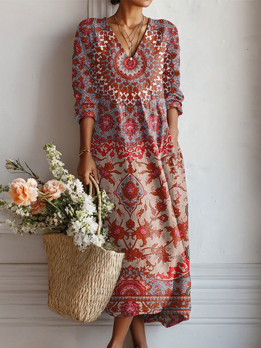 Felicity - Weiches florales Kleid