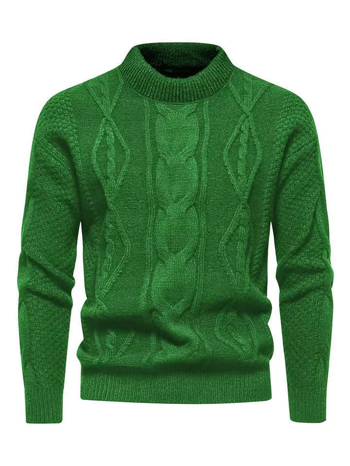 Kael - Strickpullover mit Stehkragen