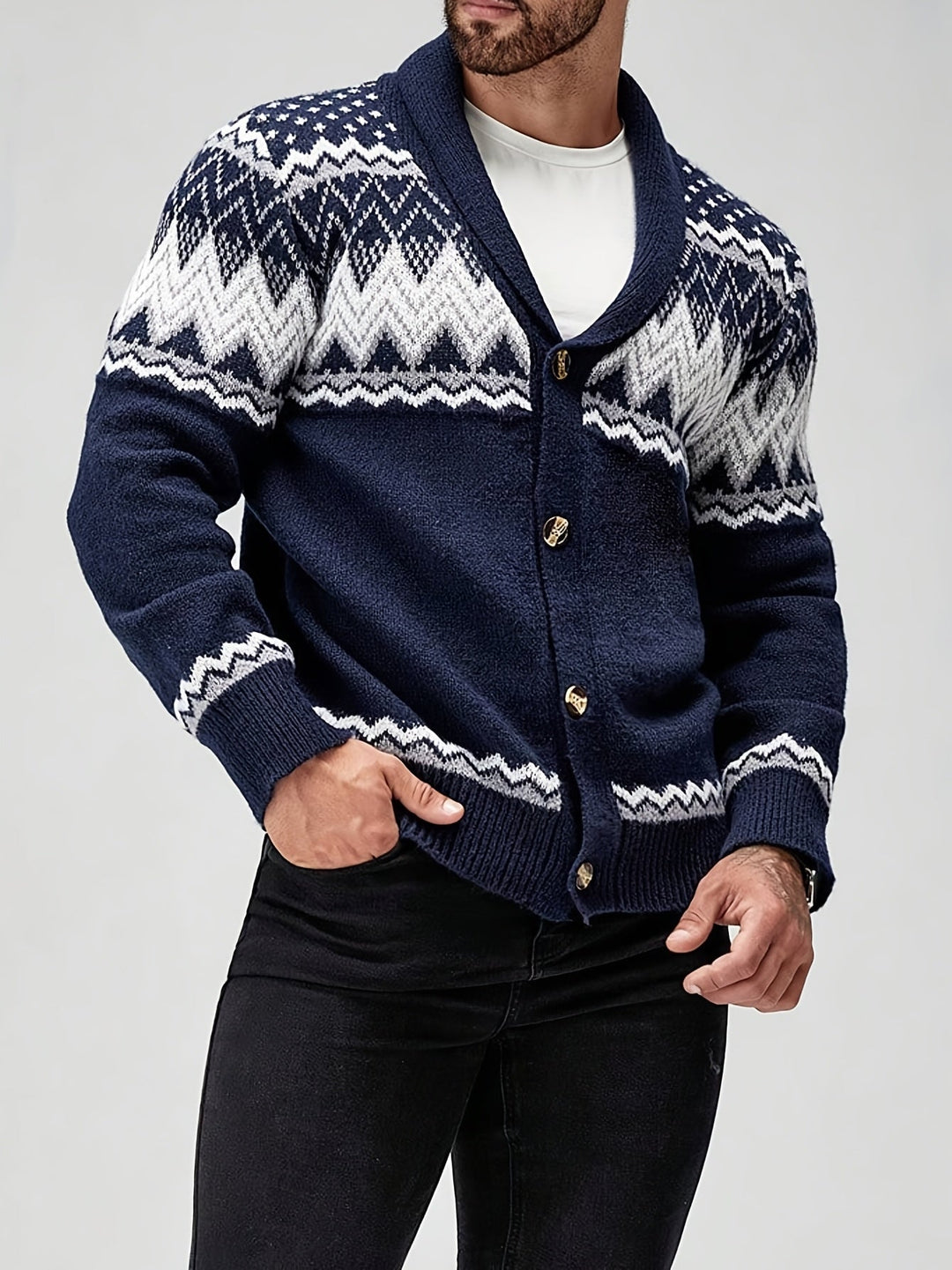 Joren - strukturierter Strickblazer