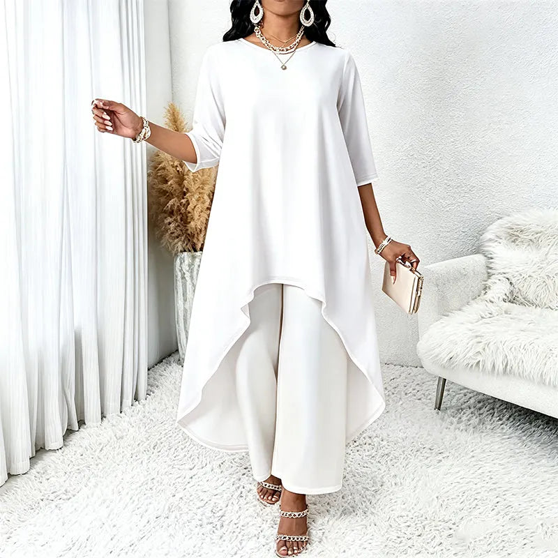 Laurivelle - Soft-Touch Plus-Size-Maxikleid