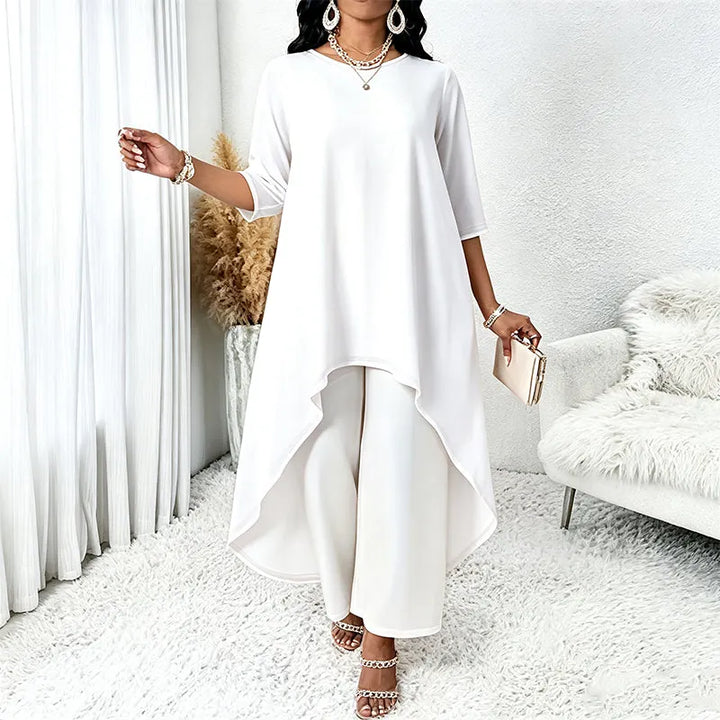 Laurivelle - Soft-Touch Plus-Size-Maxikleid