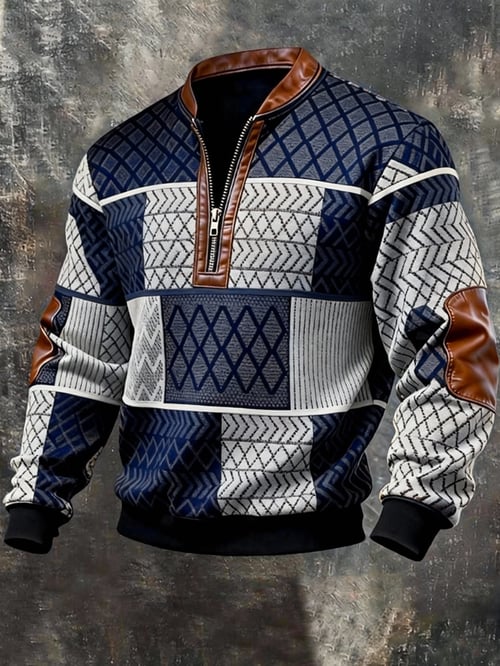 Orvis - Strukturiertes Half-Zip-Sweatshirt