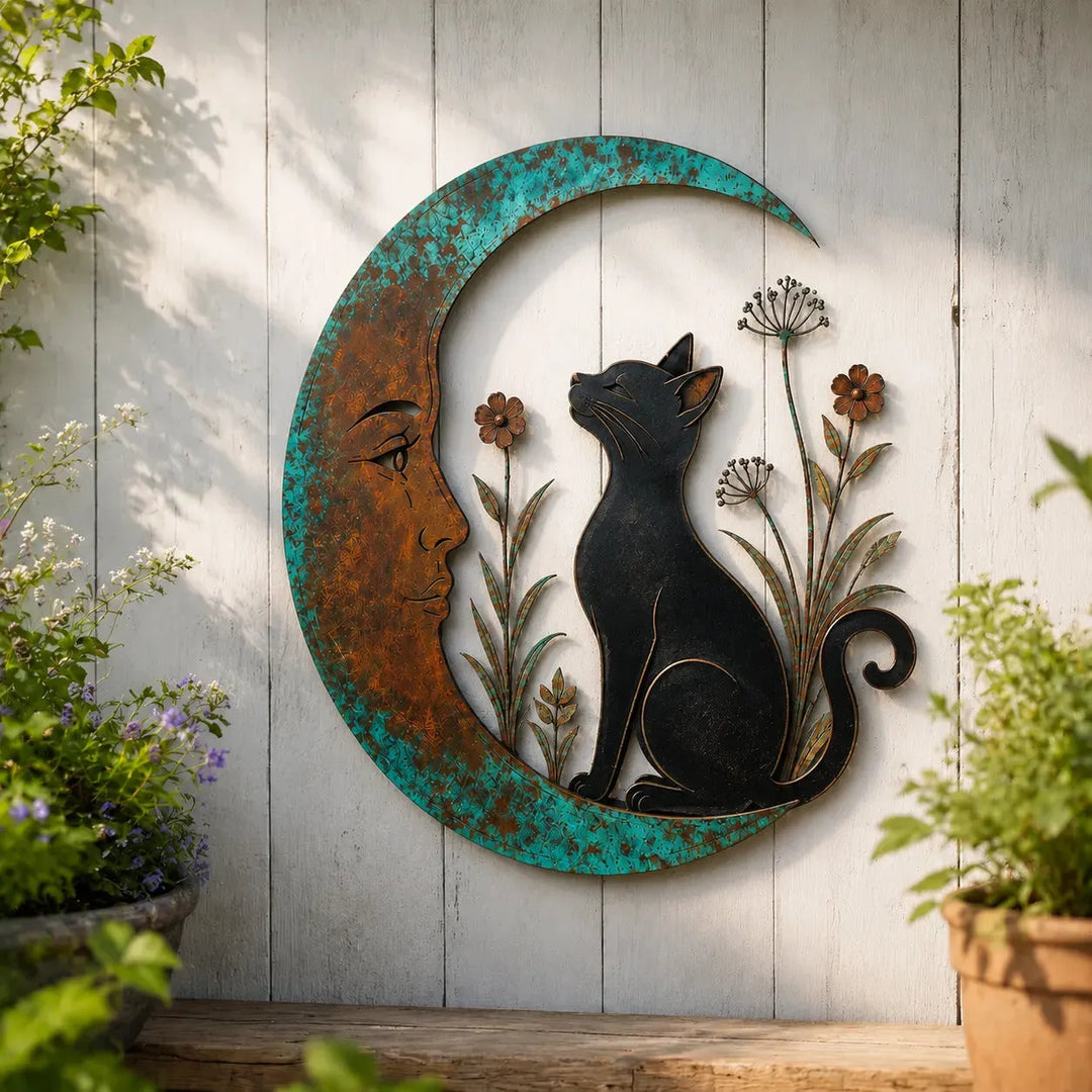 Alisette - himmlische Wandskulptur für den Garten