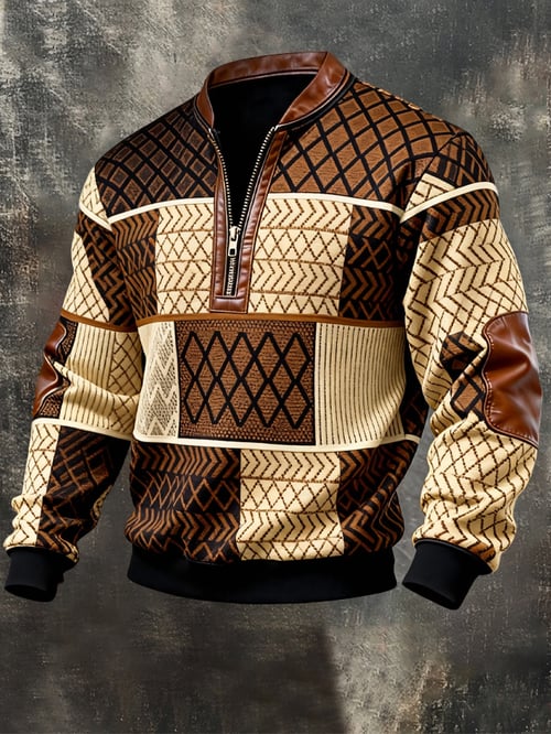 Orvis - Strukturiertes Half-Zip-Sweatshirt