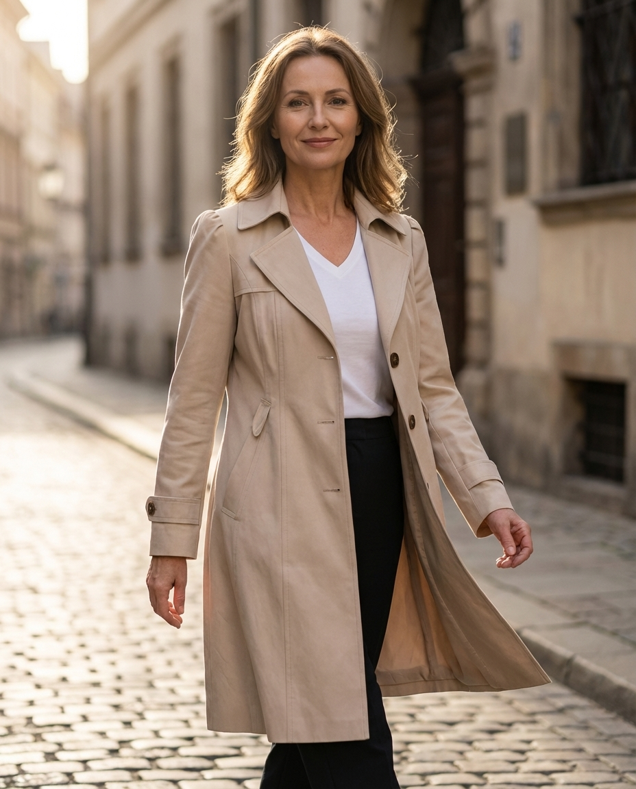 Kaliah - Softtouch-Trenchcoat