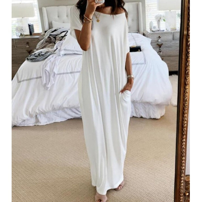 Ulissa - Schulterfreies Maxikleid