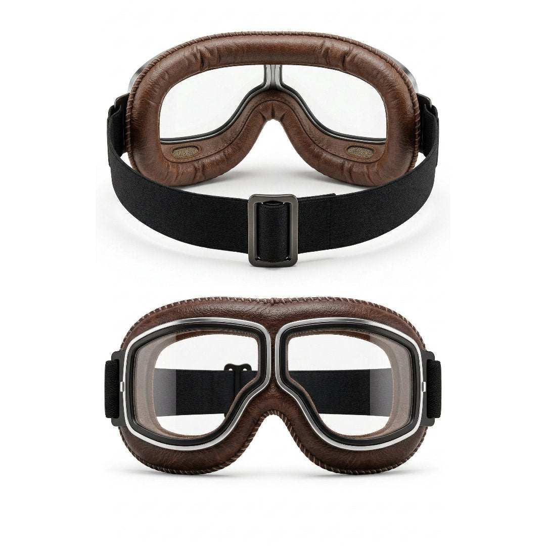 Alaric - Vintage-Motorradbrille