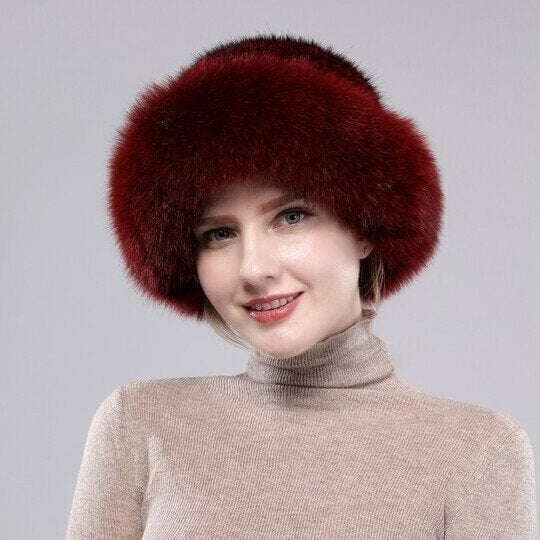 Olwen - plüschige Webpelz-Wintermütze