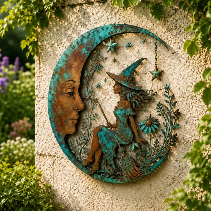 Alisette - himmlische Wandskulptur für den Garten