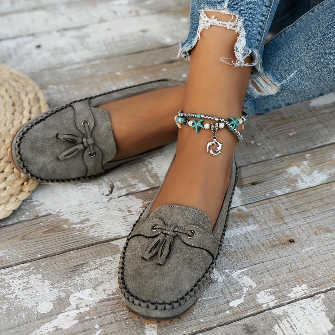 Stella - Gepolsterter Quasten-Loafer