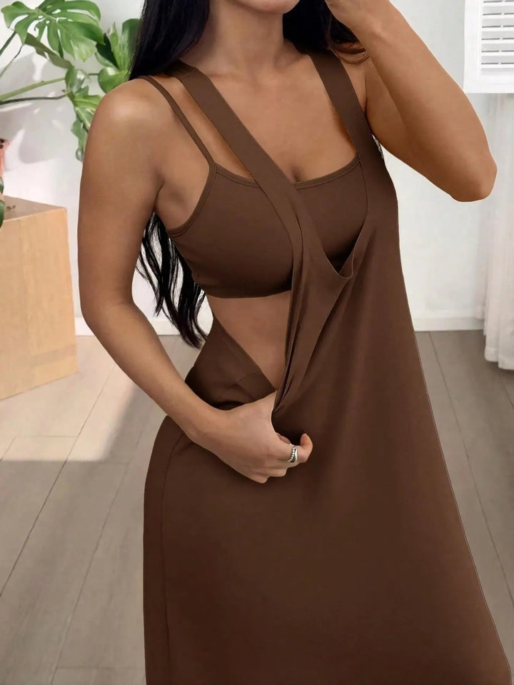 Evania - Lagenlook-Maxikleid-Set