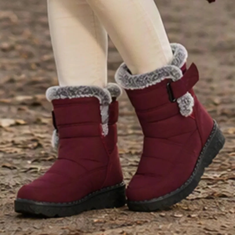 Adina - Plüschbesetzte Winterstiefeletten