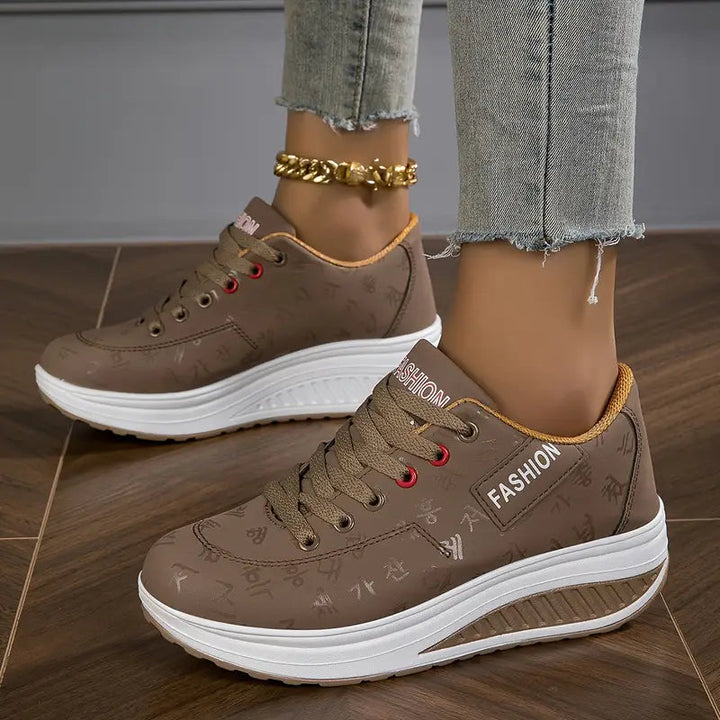 Qira - Plateau-Schnürschuhe