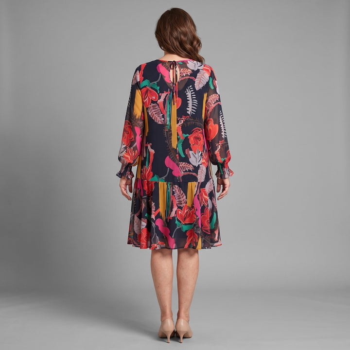 Anarose - Luftiges Midikleid mit Blumenmuster