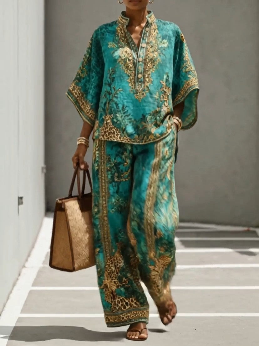 Zara - Lässiges Leinen-Set
