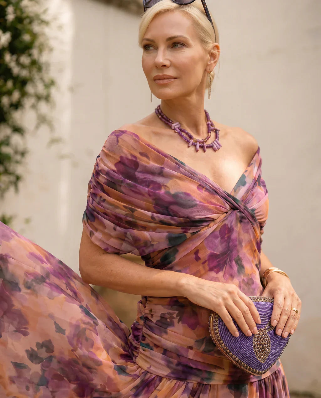 Samantha - elegantes drapiertes Kleid