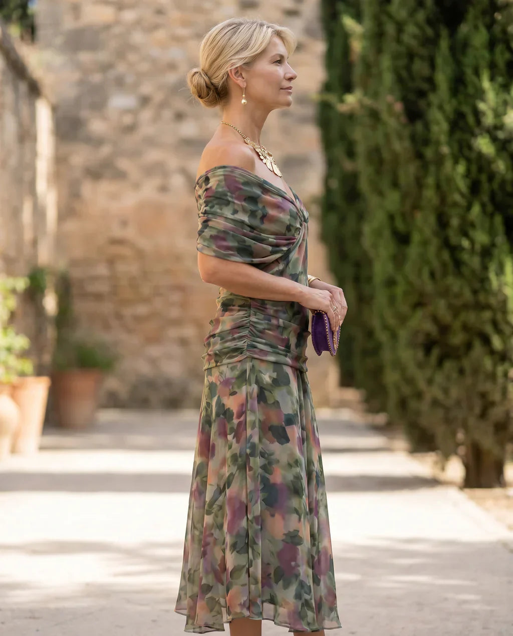 Samantha - elegantes drapiertes Kleid