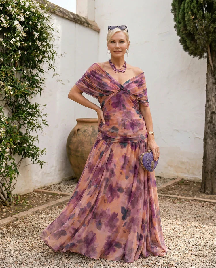 Samantha - elegantes drapiertes Kleid