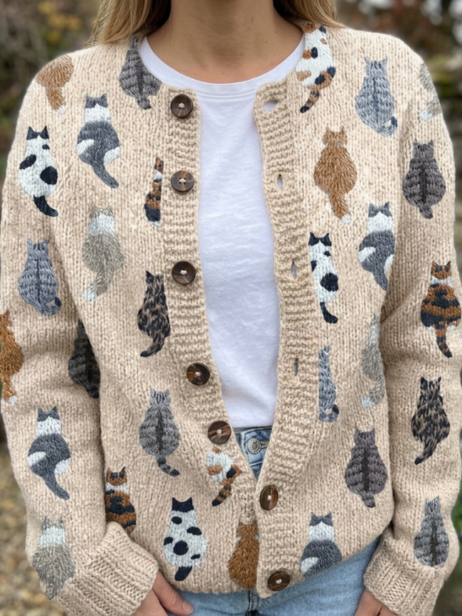 Ellavine - Weicher Strick-Cardigan