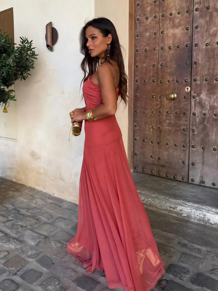 Briallen - Schulterfreies Softtouch-Kleid