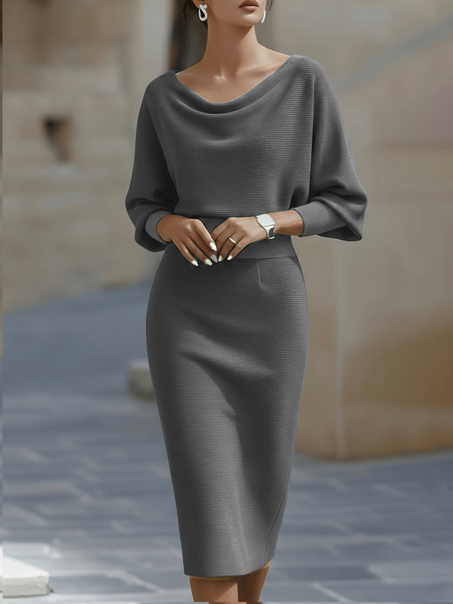 Bellisara - Drapiertes Midikleid