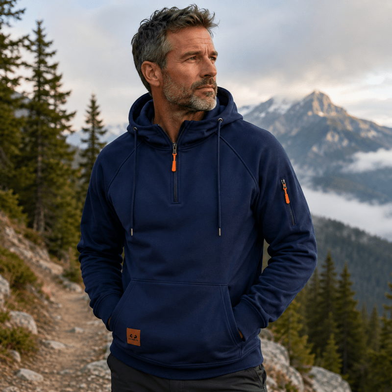 Sterling - Softtouch Halbzip-Hoodie