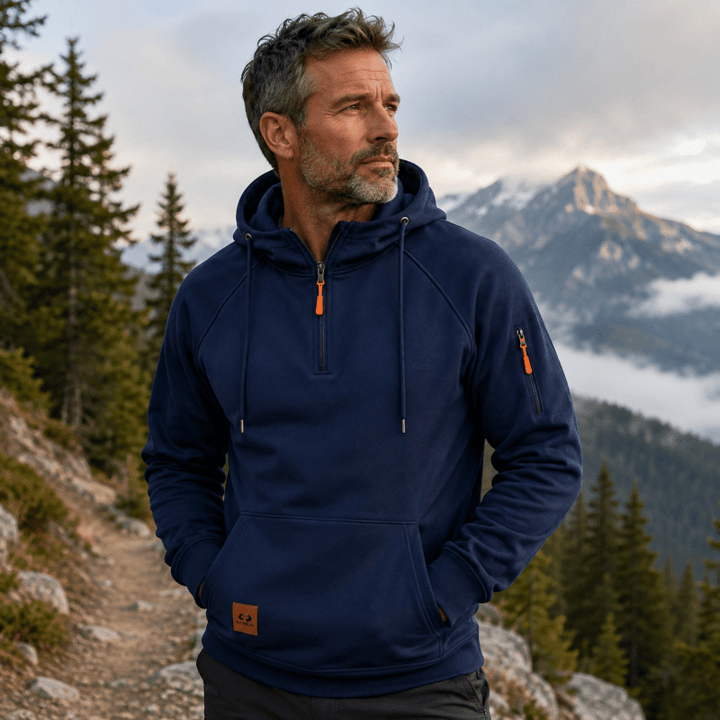 Sterling - Softtouch Halbzip-Hoodie