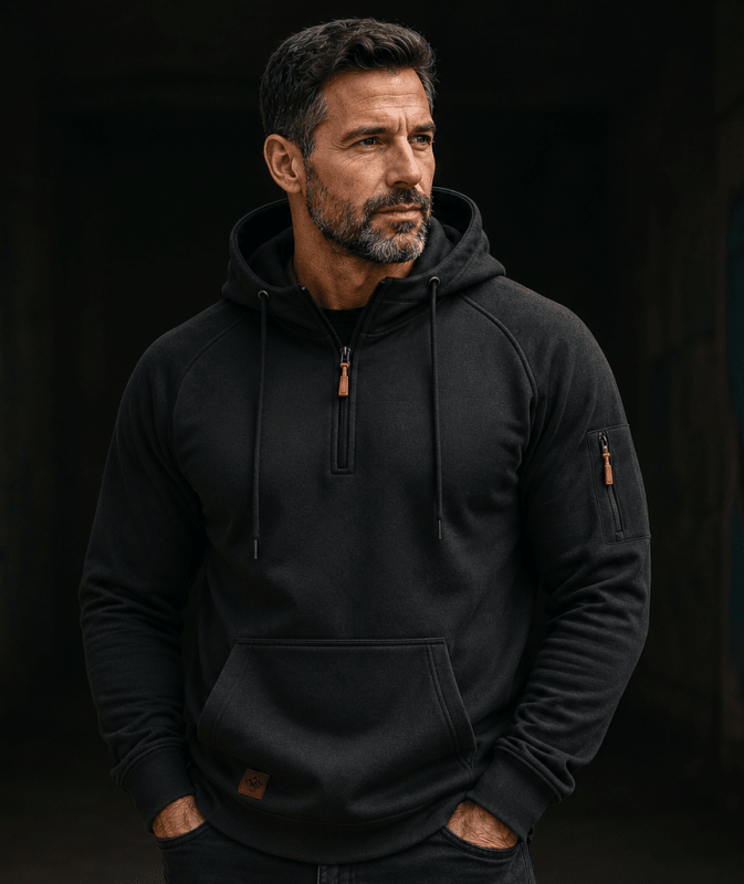 Sterling - Softtouch Halbzip-Hoodie