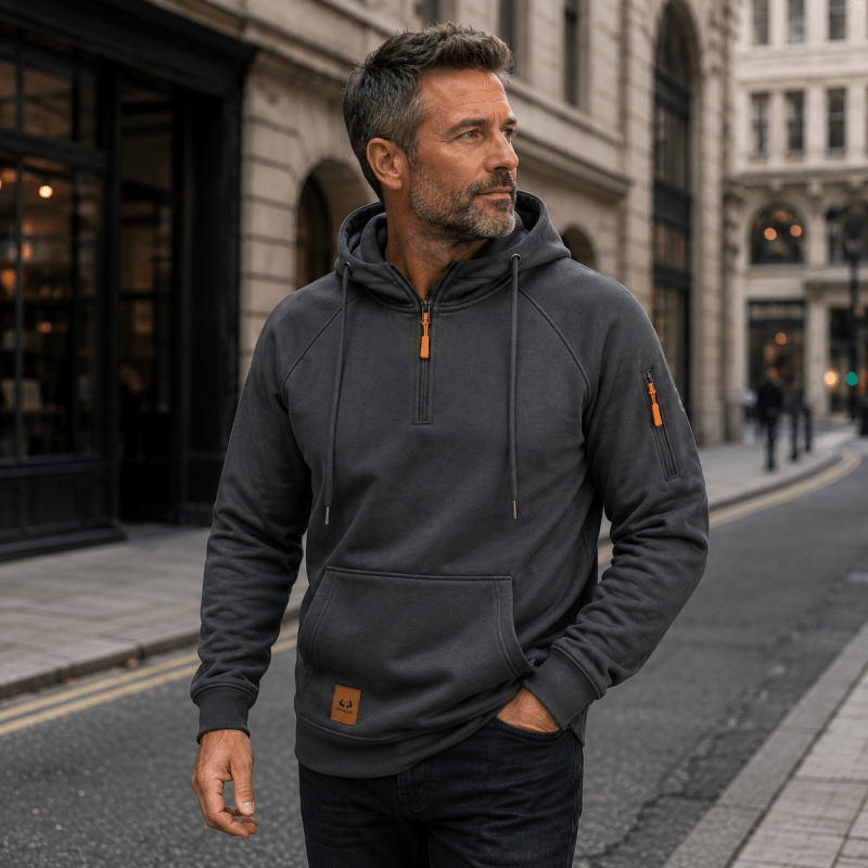 Sterling - Softtouch Halbzip-Hoodie