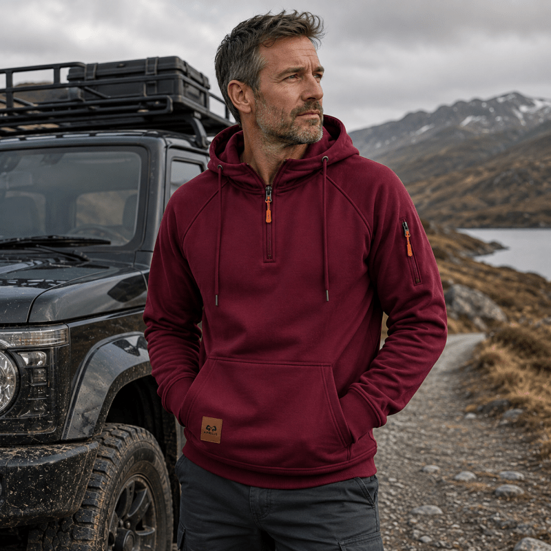 Sterling - Softtouch Halbzip-Hoodie