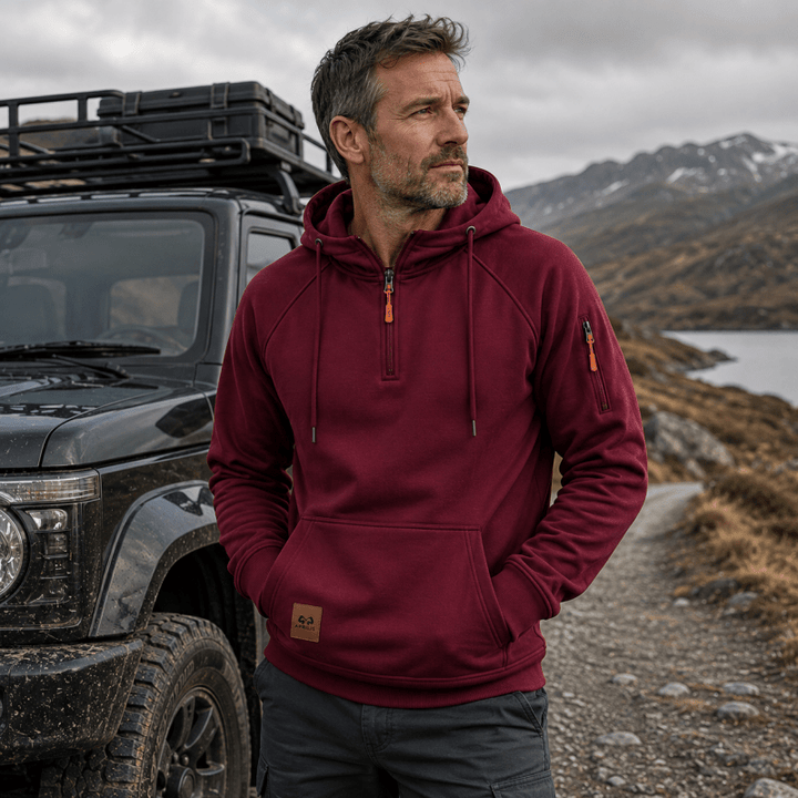 Sterling - Softtouch Halbzip-Hoodie