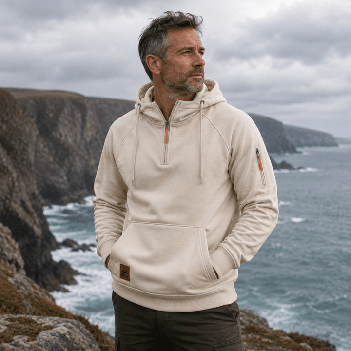 Sterling - Softtouch Halbzip-Hoodie