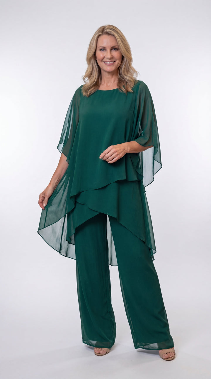 Jemima - drapiertes Zweiteiler-Set